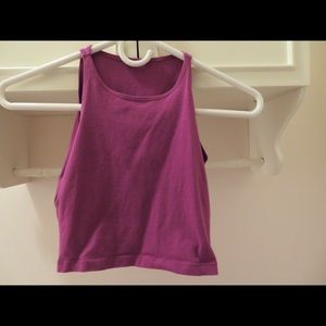 American apparel sleeveless purple tank top